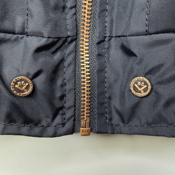 Robert Comstock Bomber Jacket Size Large Black - Picture 3 of 8